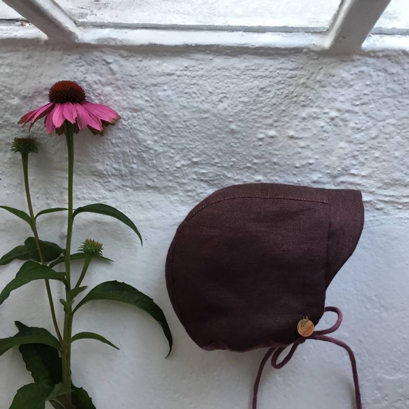 Plum SOLSKYDD Brimmed Bonnet (38/42)
